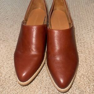 Brown Leather Booties